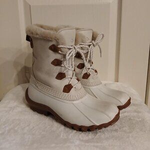 Wolverine Torrent Fur Duck Boots Snow Boots Water Resistant Leather Size 7